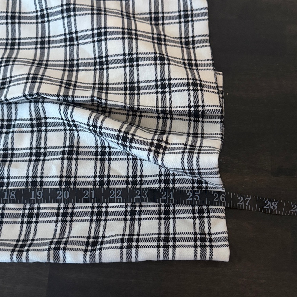 J. Crew Nova Fides Italian Wool Plaid Midi Skirt Size 12 Preppy Classic - Picture 7 of 7